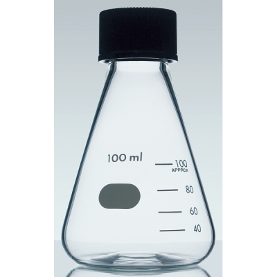 ASONE優(yōu)勢代理 IWAKI 4985FK50-24 旋蓋三角燒瓶 三角フラスコ FLASK GLASS CC-5292-01